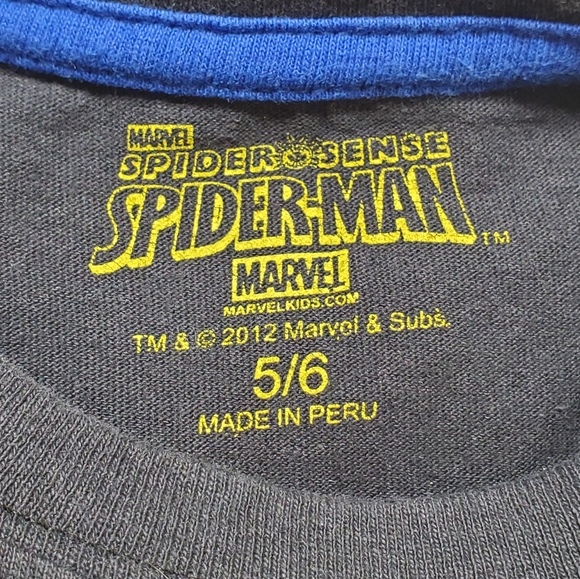 MarvelKids Spider-Man Spider Sense Long Sleeve Tee - Picture 4 of 4